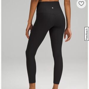 NEW Lululemon Align ™ High-Rise Ribbed Pant 25" Size 4, Black